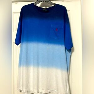 Men Shades of Blue Polo Shirt